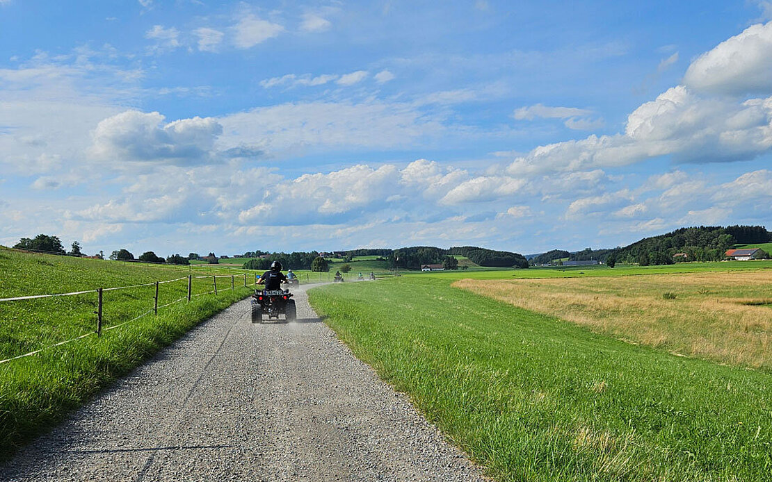 Natursteinschulung Altusried - Quad Tour Weg