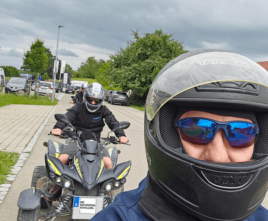 Natursteinschulung Altusried - Quad Tour Lithofin-Referent