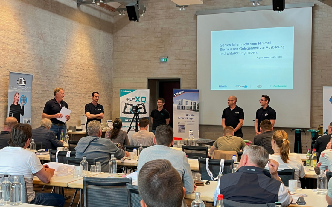 [Translate to Nederlands - BE:] Referenten der Natursteinschulung