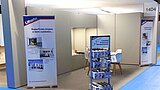 Leerer Messestand